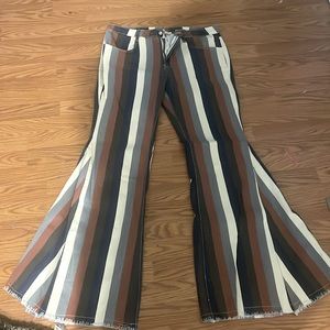 Saints and hearts elephant bell jeans size 2XL